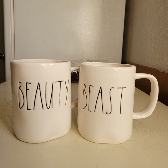 Rae Dunn Other - 💙SALE!!! Rae dunn beauty & the beast mugs